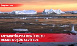 Antarktika'da deniz buzu seviyesinin, 45 yıldır kayda geçen uydu görüntülerine göre en düşük seviye olduğu bilgisi verildi