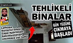 Lefkoşa Surlariçi’ndeki Çapa Apartmanı bakımsızlıktan yıkılmaya yüz tuttu