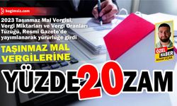 2023 Taşınmaz Mal Vergisi, Vergi Miktarları ve Vergi Oranları Tüzüğü, Resmi Gazete’de yayımlanarak yürürlüğe girdi