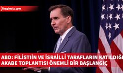 Kirby: Akabe Bildirisi, İsrail ve Filistin taraflarının şiddeti azaltma ve önleme taahhütlerini içeriyor