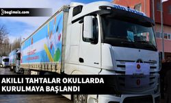 “Türkiye-KKTC El Ele Eğitimde Daha İleriye Projesi” kapsamında gönderilen tahtalar okullarda kurulmaya başlandı