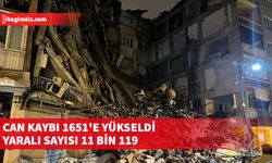 Sağlık Bakanı Koca, can kaybının 1651'e yükseldiğini ve 11 bin 119 kişinin yaralandığını söyledi