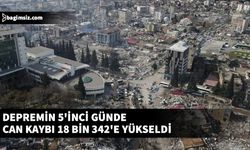 Depremin 5'inci günü: Can kaybı 18 bin 342'e yükseldi. Yaralı sayısı 74 bin 242