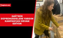 GAÜ yardım kampanyası devam ediyor