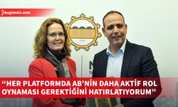 LTB Başkanı Harmancı, Fransız Büyükelçi Catalano’yla görüştü