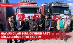 Kıbrıs Türk Hayvan Üreticileri ve Yetiştiricileri Birliği'nden 3 tır daha afet bölgesine gönderiliyor