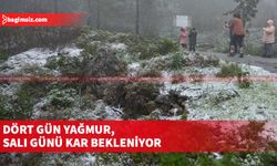 Hava sıcaklığı düşecek, bugünden itibaren yağmur, salı günü kar bekleniyor