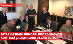 Cumhurbaşkanı Tatar, CTP Genel Başkanı Erhürman ve HP Genel Başkanı Özersay ile bir araya geldi