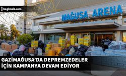 Gazimağusa Belediyesi’nin depremzedeler için kampanyası devam ediyor