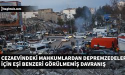 Cezaevindeki mahkumlar, Türkiye'deki depremzedeler için kampanya başlattı