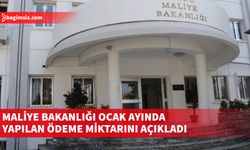 Maliye Bakanlığı, ocak ayında toplam 2 milyar 370 milyon 284 bin 430 TL ödeme yaptı