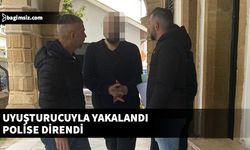 120 gram ağırlığında uyuşturucu maddeyle yakalanan zanlı R.Ö., cep telefonunu yere atarak kırdı