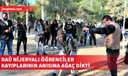 DAÜ'de okuyan Nijeryalı öğrenciler Birliği anma töreni ve ağaç dikme etkinliği düzenledi