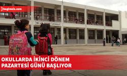 İlk ve orta dereceli okullarda ikinci dönem pazartesi günü başlıyor