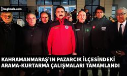 Kahramanmaraş'taki ilk depremin merkez üssü Pazarcık'ta arama kurtarma çalışmaları tamamlandı