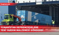 Yunanistan Türkiye'deki depremzedelere yeni yardım malzemesi gönderdi