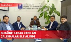 CTP heyeti, İnşaat Mühendisleri Odası yetkililerini ziyaret etti