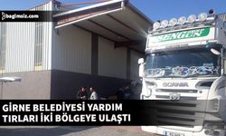 Yardım tırları iki bölgeye ulaştı