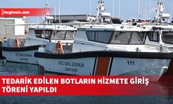 Üç botun hizmete giriş töreni bugün Girne Turizm Limanı Sahil Güvenlik Komutanlığı Zafer Rıhtımı’nda gerçekleştirildi