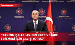 Çavuşoğlu: KKTC'nin TDT'ye gözlemci üyeliği anayasal adıyla katılması bakımından diğerlerinden farklı