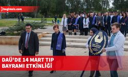 Tıp Bayramı nedeniyle DAÜ Atatürk Meydanı’nda tören düzenlendi