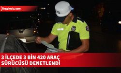 Gazimağusa, Girne ve Güzelyurt’ta trafik ve asayiş denetiminde 45 araç trafikten men edildi