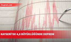 Kayseri'de 4,8 büyüklüğünde deprem