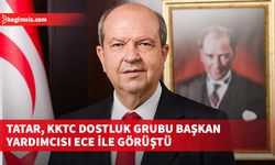 Cumhurbaşkanı Tatar, KKTC Dostluk Grubu Başkan Yardımcısı Barones Meral Ece ile görüştü