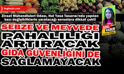 Ziraat Mühendisleri Odası, Hal Yasa Tasarısı’nda yapılan bazı değişikliklerin yaratacağı sorunlara dikkat çekti