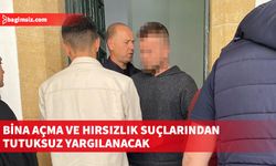 Kapıyı kırıp, hırsızlık yaptığı gerekçesi ile tutuklanan H.K. teminatla serbest