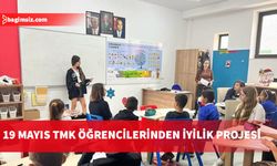 19 Mayıs TMK öğrencilerinden Mustafa Çağatay İlkokulu öğrencilerine İngilizce ders desteği