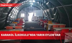 Binaları riskli okullar arasında olan Karakol İlkokulu'nda da çadırda eğitim başlıyor. Veliler ve Mağusalılar, zamanında tedbir almayan siyasilere yüklendi "çadırda eğitimden utanıyoruz" dedi