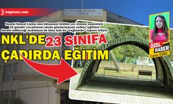 NKL’de 23 sınıfa çadırda eğitim