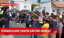 Güzelyurt Polis Müdürlüğü, Özgürlük İlkokulu'nda trafik eğitimi verdi