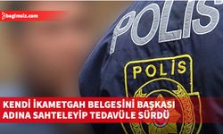 Sahte belgeyi tedavüle süren zanlı tutuklandı