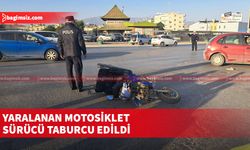 Kırmızı ışıkta durmayan kamyonun çarptığı motosiklet sürücüsünün tedavisi tamamlandı