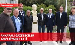 Ankaralı gazeteciler TAK’ı ziyaret etti