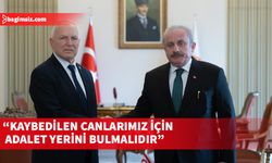 Meclis Başkanı Töre, TBMM Başkanı Şentop’a taziye ziyaretinde bulundu