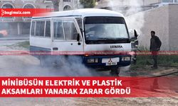 Lefkoşa'da meydana gelen minibüs yangınında gelişme...