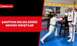 Taekwondocular depremde hayatını kaybeden Şampiyon Melekler için kırış müsabakasında yarıştı