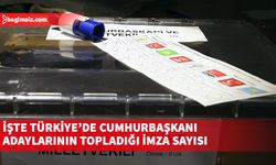 Türkiye’de hangi Cumhurbaşkanı adayı kaç imza topladı?