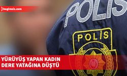 İtfaiye ekibi tarafından kurtarılan 19 yaşındaki Sude Gülbastık hastaneye kaldırıldı