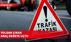 Lefkoşa'da dere yatağına uçan aracın sürücüsü olay yerinden kaçtı