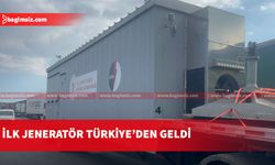 25 Megawatlık jeneratör ülkemize geldi