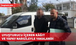 Gazimağusa’da uyuşturucu maddeyle yakalanan zanlı 1 gün tutuklu kalacak