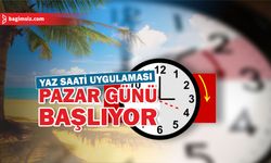 Yaz saati uygulaması pazar günü başlıyor