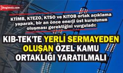 KTİMB, KTEZO, KTSO ve KITOB, yaptıkları ortak açıklamada KIB-TEK’in mevcut durumunun sürdürülemez olduğunu kaydetti