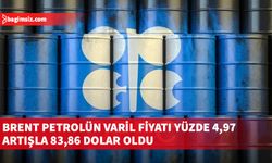 Brent petrolün varili uluslararası piyasalarda 83,86 dolardan işlem görüyor