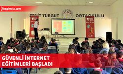 Ortaokul öğrencilerine güvenli internet kullanımının detayları anlatıldı