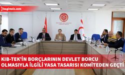 Kıb-Tek’in AKSA’ya borçlarının devlet borcu olmasıyla ilgili yasa tasarısı Meclis Komitesi’nden geçti